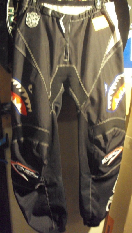 Oneal Element racing mens pants 34 BMX mountain biking  black White  CL1