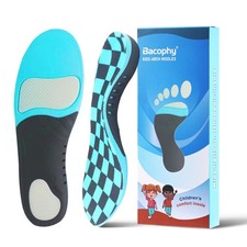 Kids Arch Support Insoles Children Orthotic Inserts for Plantar Fasciitis, Fl...