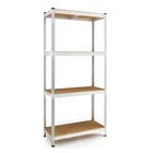 4 Tier Shelving Home Storage Unit Shelves Racking Garage Organiser