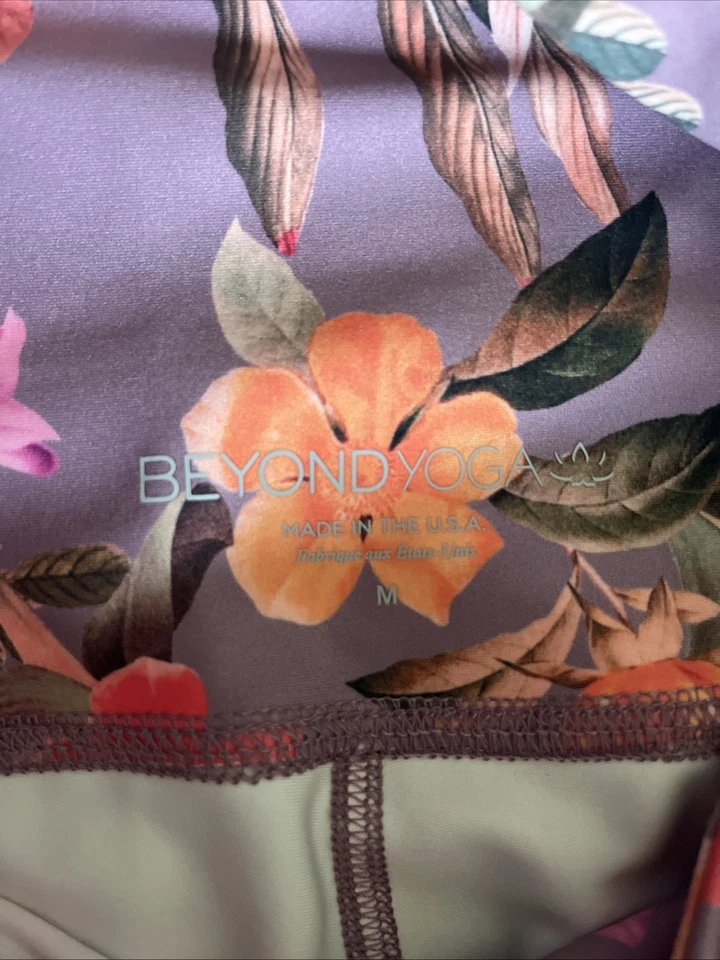 Beyond Yoga High Waist Purple Yoga Pant Women’s Size Large - Image 3 of 4