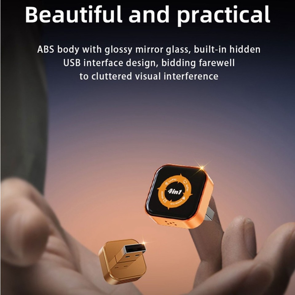 4in1 CarPlay AI Box Carplay/Mirrorcast/Android Auto/Airplay USB ...