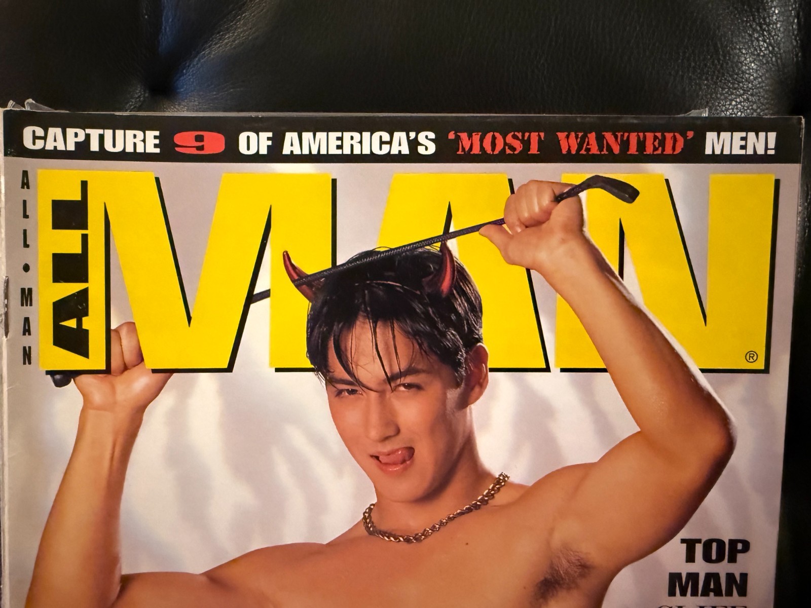 All Man Magazine 11/97 vintage gay interest male pinups - Jordan Young