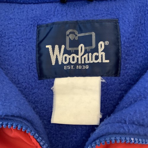 Woolrich Vest Mens X-Large Red Nylon Fleece Lined Insulated Zip Pockets Outdoor - Picture 2 of 6