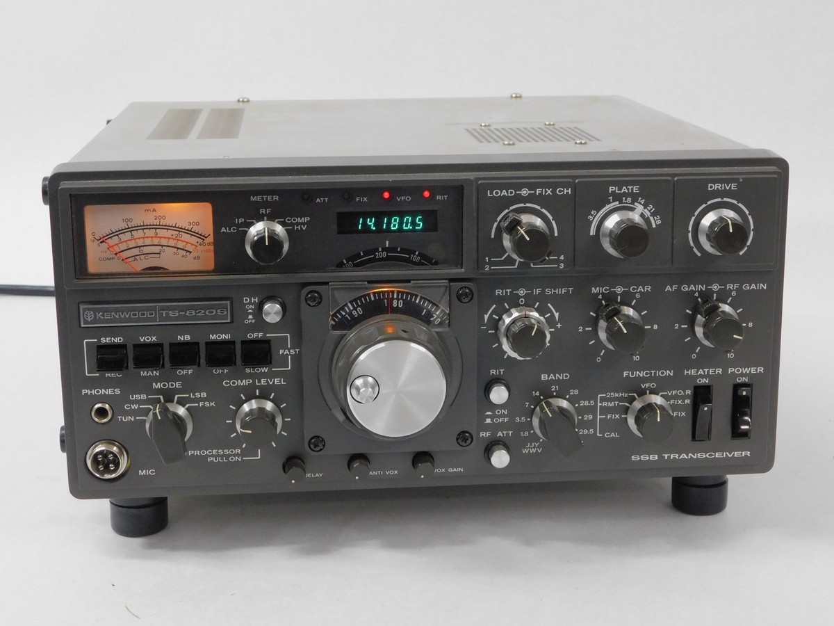 Kenwood TS-820S Vintage Ham Radio Tube Hybrid Transceiver