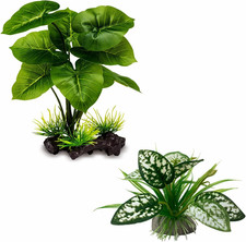 Reptile Artificial Plants, Terrarium Plants Decorations Supplies, Aquarium Fi...