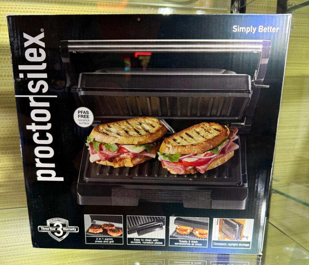 Proctor Silex PANINI PRESS AND GRILL