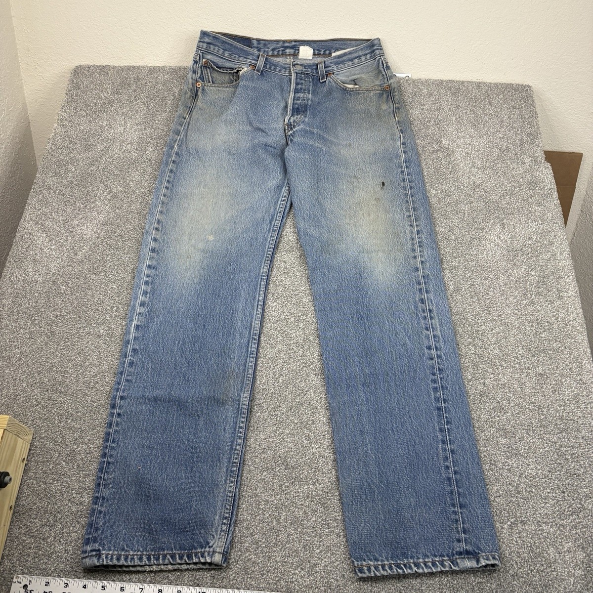Vintage Levi's 501 Jeans 33x32 (Fit 31x31) 00501-0115 Y2K Blue