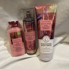 Bath Body Works Costa Rica Body Mist , body wash Body Lotion New Set of 3