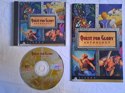 Quest for Glory Anthology: 1+2+3+4 -PC-CD + Handbuch - Original US-Versionen TOP