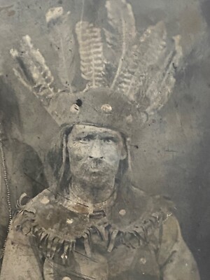 Native American Indian Dress presentation armed