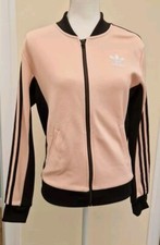Ladies / Girls Adidas Pink and Black Jacket Uk 8