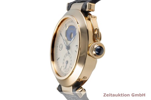 Cartier Pasha De Cartier Mondphase 18K (0,750) Gold Herrenuhr Ref. 30001 - Bild 5 von 12