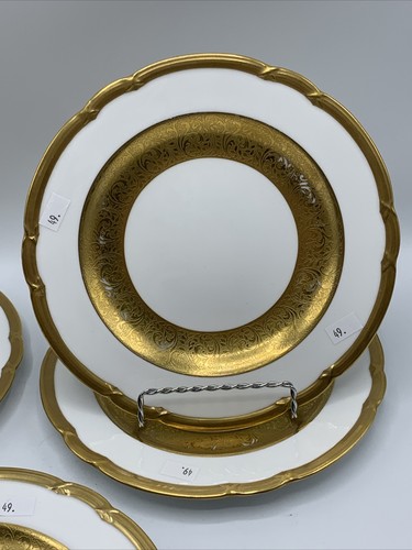 Spode Copeland's China England 8.75” Gold Rimmed Tiffany & Co. Plate •Lot Of 4 - Picture 5 of 12
