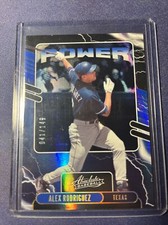 2021 Panini Absolute Power Spectrum Blue 41/149 Alex Rodriguez #PO-12 Rangers