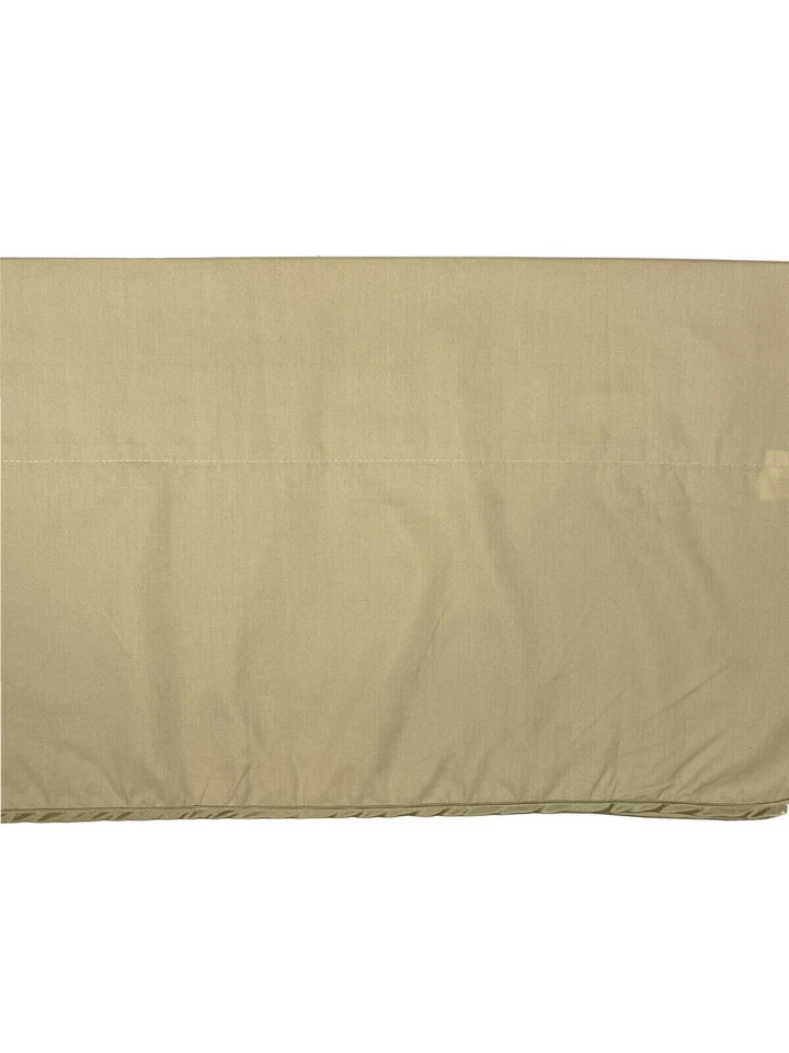 Par de cenefas bronceadas de 2 resortes para tratamientos de ventanas cortinas caqui ligeras de lujo Foto 4 de 4