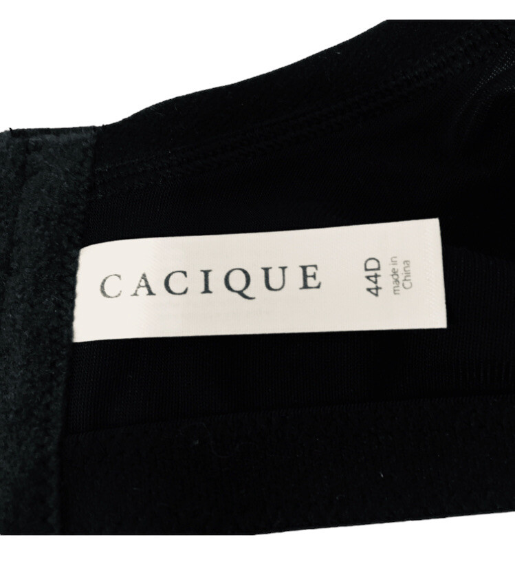 Cacique Black Full Coverage Adjustable Lightweigh… - image 5