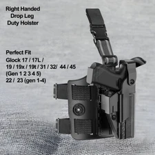 Duty Holster For Glock 17 17L 19 19X 19T 44 45 32 31 Gen1-5 Glock 23 22 gen 3 4
