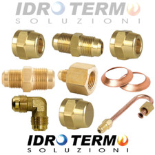 RACCORDI CONDIZIONAMENTO A STRINGERE PER TUBO RAME 1/4-3/8-1/2 CONDIZIONATORI