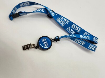 Lot of 20 Ross Dress for Less Lanyards Blue Color