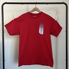 Carhartt Work In Progress T-Shirt Graphic Print Red Size Medium WIP