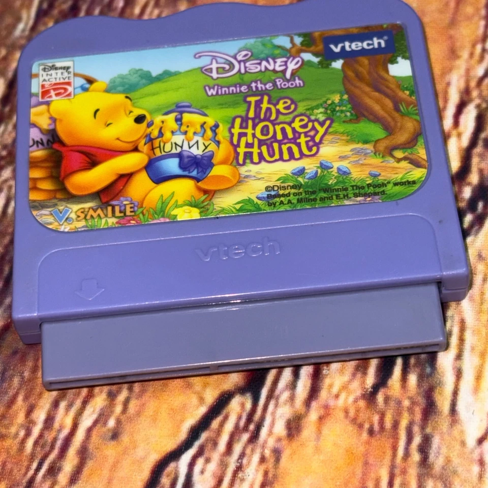 Vtech Vsmile Disney Winnie the Pooh The Honey Hunt Video Game Disney Interactive - Image 4 of 4