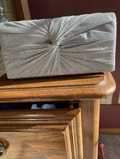 WEDDING SEASON SALE  Holiday Bag, Mother Of The Bride/Groom Silver Clutch Bag