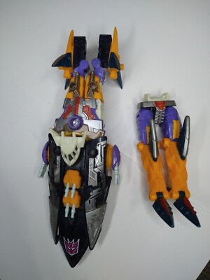 Transformers Energon Sharkticon Hasbro 2003 Broken Incomplete For Repair/Parts