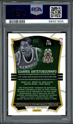 その他 GIANNIS antokounmpo 2013 SELECT RC PSA10 2013 Select Giannis Antetokounmpo Draft Selections RC PSA 10