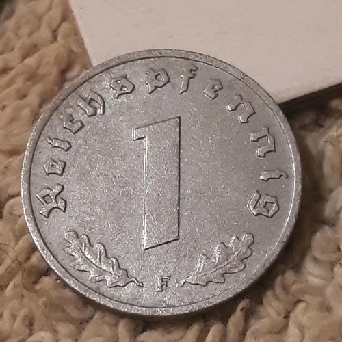 1943 Germany 1 Reichspfennig — photo from another recent sale