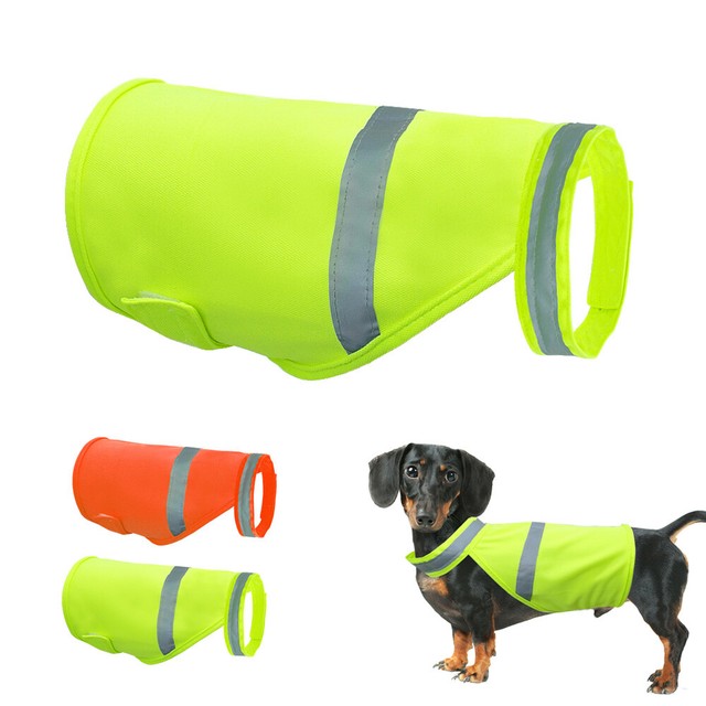 High Visibility Dog Safety Vest Reflective Jacket Hi Vis Viz Clothes