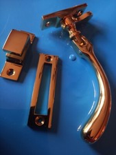 Croft 1792 Bulb End Window Casement Fastener Finish Polished Brass Unlacquered