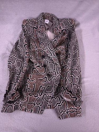 Cabi Jacket Womens Snake Skin Print Blazer - Picture 1 of 4