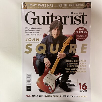 UK Guitarist Magazine John Squire Keith Richards Jimmy Page March 2024 Issue 508