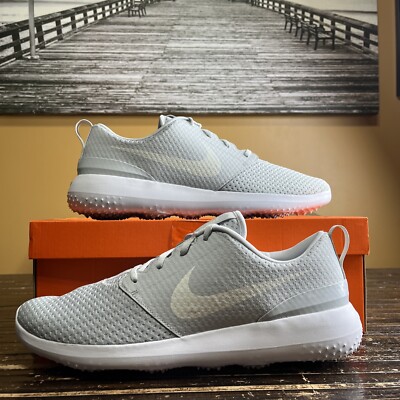 Nike Roshe G Spikeless Golf Shoes Platinum Gray White CD6065-003 Men Size 14