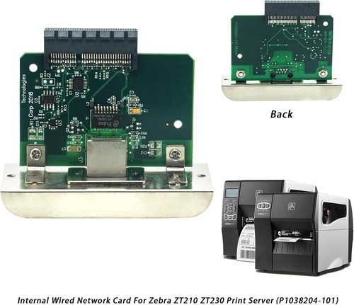 Network Card for Zebra ZT510 ZT600 ZT610 ZT411 ZT421 ZT210 Ethernet Print Server - Picture 17 of 43