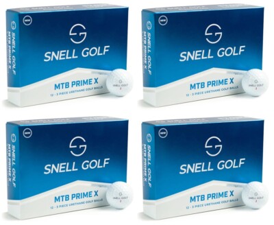 Snell Golf Balls MTB Prime X White Choose Quantity Brand NEW | eBay