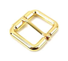 4 Pcs Belt Buckles Replacement 1 Inch Heavy Duty Gold Single Prong Pin Buckle...