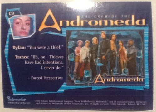 Andromeda Season 1 The Crew of Puzzle Foil C9 Chase Card Inkworks - Picture 2 of 2