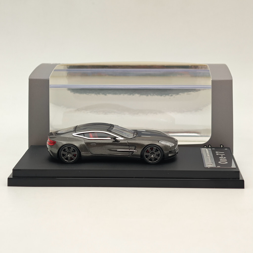 801-329 アストンマーチン 1/64 ONE 77 Grey 1/64 Kyosho ASTON MARTIN ONE-77 BLUE GRAY diecast car model