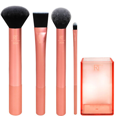 REAL TECHNOLOGIES Flawless Base Teint Ultimate 4-teiliges Make-up Pinsel Set *NEU*