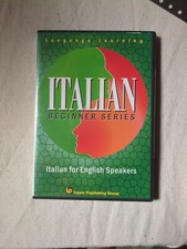 Language Learning Italian Beginner Series. Win/Mac.