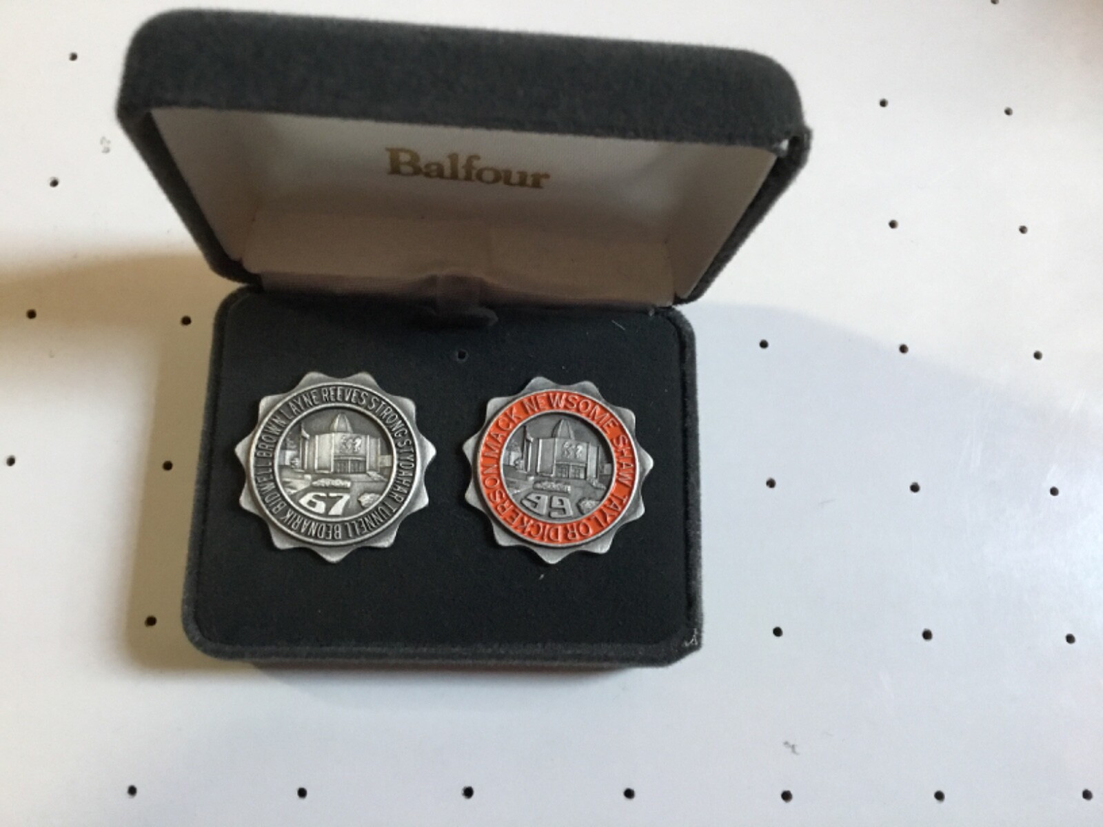 NFL Hall of Fame Balfour 1967/1999 Pins