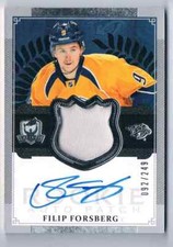 2013-14 THE CUP FILIP FORSBERG ROOKIE AUTO PATCH AUTO 92/249 NASHVILLE PREDATORS