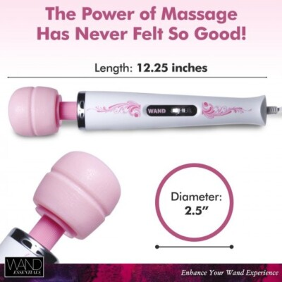 #ad Wand Essentials 7 Speed Vibrating Massager Full Body Massage TPR Free US Samp;H New $64.86