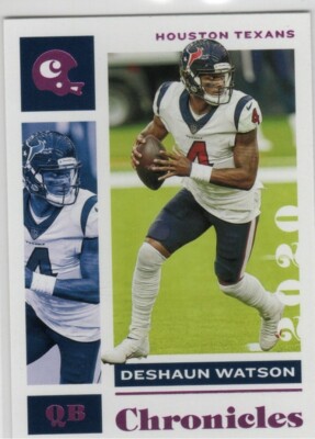 DESHAUN WATSON 2020 PANINI CHRONICLES PINK HOUSTON TEXANS $1.99 ROOM