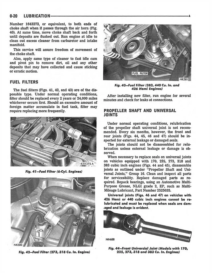 Plymouth Barracuda Belvedere 1967 manual de reparación de taller Foto 3 de 4