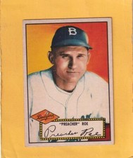 1952 Topps #66 Preacher Roe Brooklyn Dodgers VG/EX Very Good/Excellent #24518