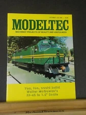 Modeltec 1990 October Magazine Lima super power FP-45 1.6" scale riding diesel