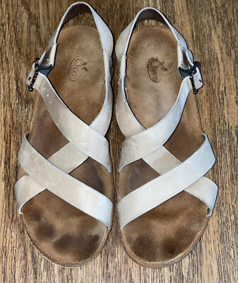 Chaco Sandals Womens Tan Leather Wayfarer Strappy Slingback