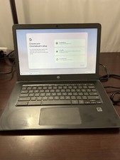 Lot Of 5 HP Chromebook 14A G5 14 inch  32GB  AMD A6  1.8GHz 4GB RAM - Gray